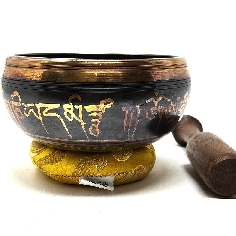 Cuenco torneado "Buda relieve" 11,5 cms.