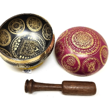 Cuenco torneado "Láser" 10 cms.