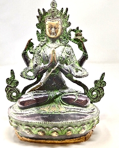 Chenrezig bronce 21 cms.