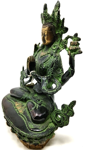Chenrezig bronce 21 cms.