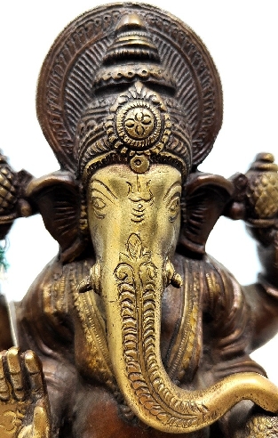 Ganesh bronce 22 cms.