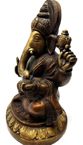 Ganesh bronce 22 cms.