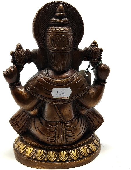 Ganesh bronce 22 cms.