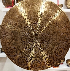 Gong Tam Tam 60 cms. "Shree yantra/Om" + funda