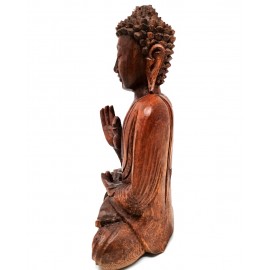 Buda de madera- 25 cms- Virtaka mudra