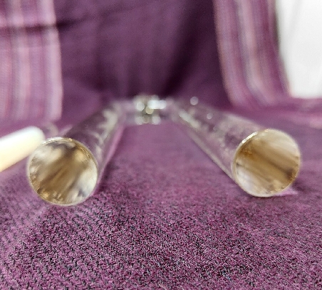 Diapasón de cristal de cuarzo 50 x 3 cms.