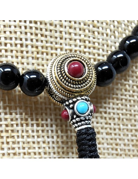 Mala de Onix 6 mm con cierre "princess"