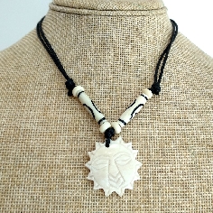 Colgante hueso sol (3 unidades)