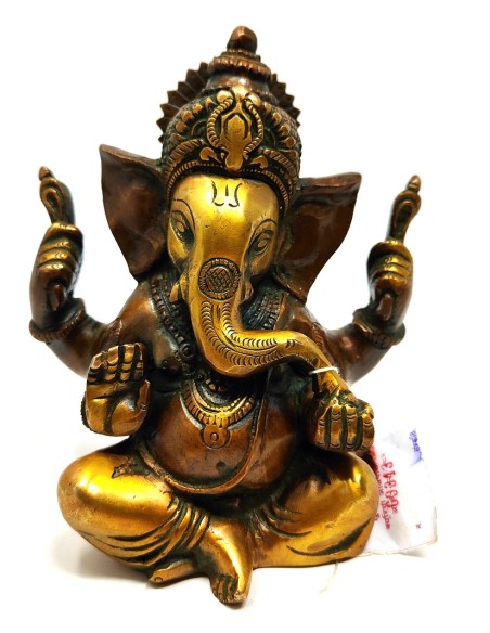 Ganesh bronce 15 cms.