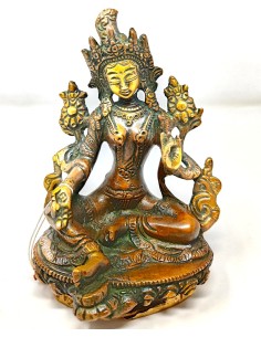 Tara verde bronce 15 cm
