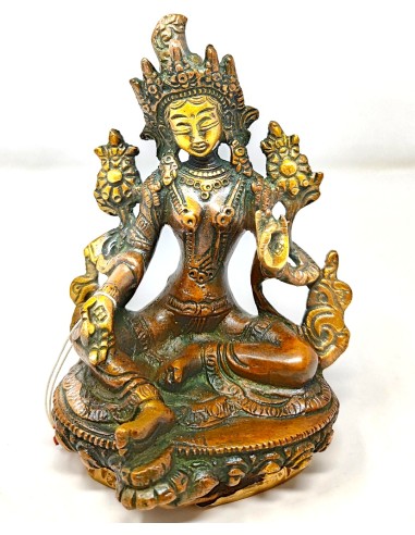 Tara verde bronce 15 cm