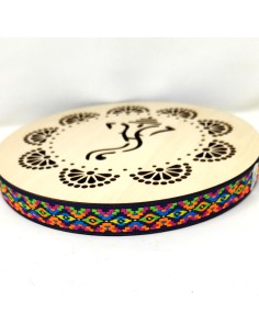 Pandero "Corriente fluvial" 25 cms. 2