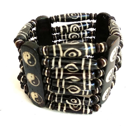 Brazalete hueso símbolos