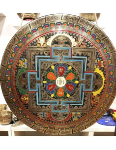 Chau Gong 60 cms pintado "Hum- Kalachakra" + Funda