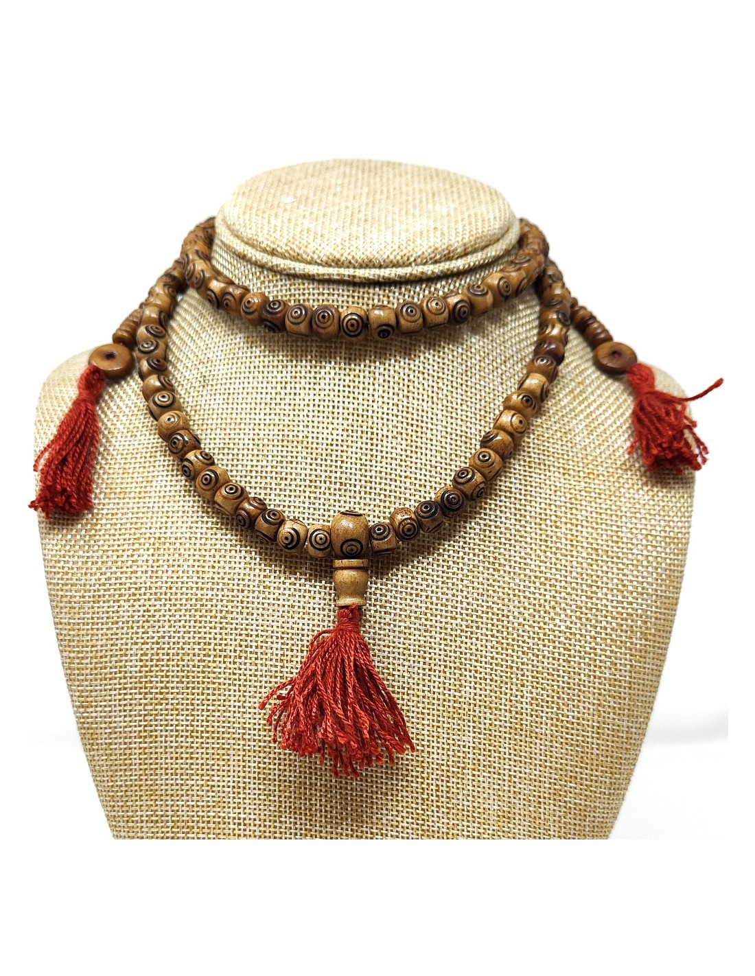 Mala De Hueso tercer Ojo Marr n 8 Mm Mala De Hueso tercer Ojo Marr n 8 Mm