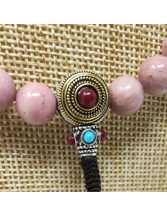 Mala de Rodocrosita 8 mms. con cierre "princess" 2