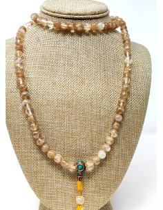 Mala de cuarzo amarillo 2