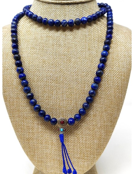 Mala de Lapislazuli 6 mm calidad- cierre "Princess"