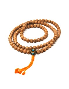 Mala de semilla de flor de loto 8 mms. con cierre "princess" 2