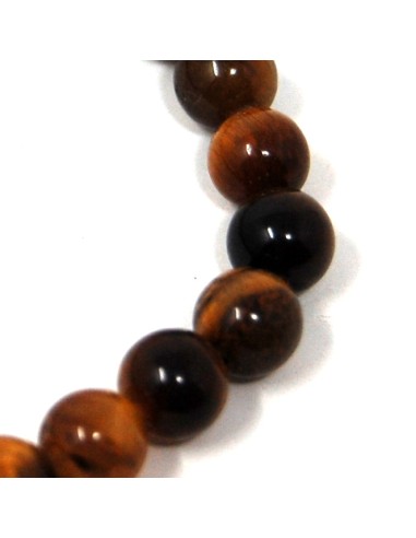 Pulsera de Ojo de tigre 6 mm