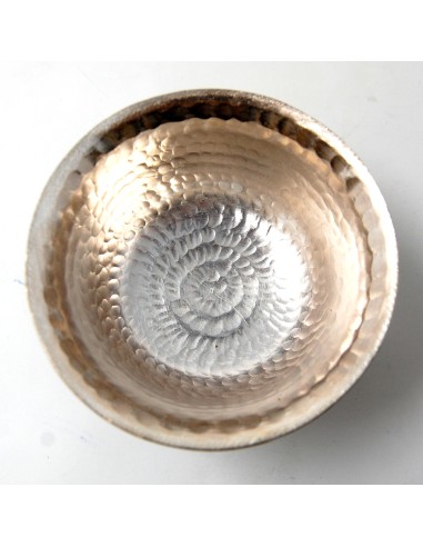 Cuenco ofrendas color latón envejecido  y plata...