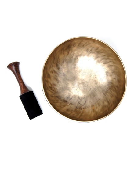 Cuenco Full Moon grabado con "Ganesh". 24 cm. 1,650 Kg.