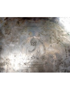 Cuenco Full Moon grabado con "Shakyamuni con Mandala". 28... 2