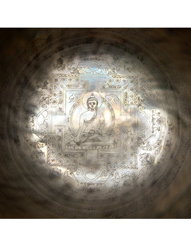 Cuenco Full Moon grabado con "Shakyamuni con...