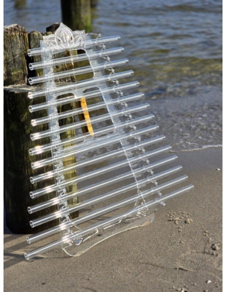 Arpa de cuarzo grande "Etérea"