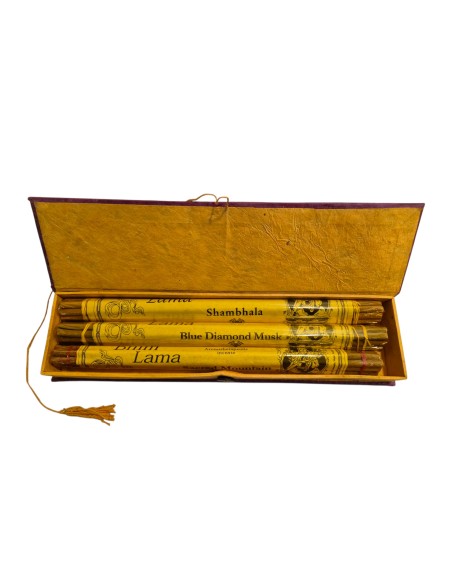 Caja de incienso triple "Adi buddha"