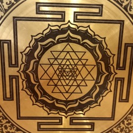 Gong Tam Tam 50 cms. "Shree Yantra/Buda"