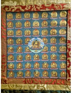 54 budas con brocado mediano