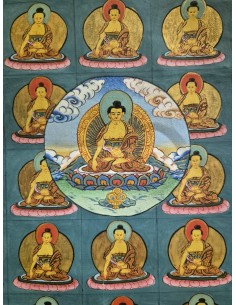 54 budas con brocado mediano 2