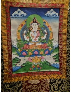 Chenrezig con brocado mediano 2