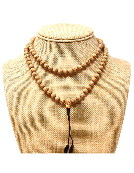 Mala de semilla de flor de loto 8 mm