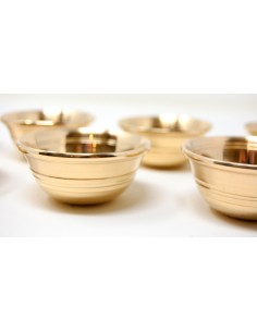 Set 7 cuencos de ofrendas de bronce 7 x 3 cms. 2