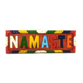"Namaste" de madera
