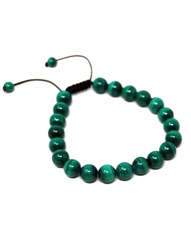Pulsera  de malaquita de calidad