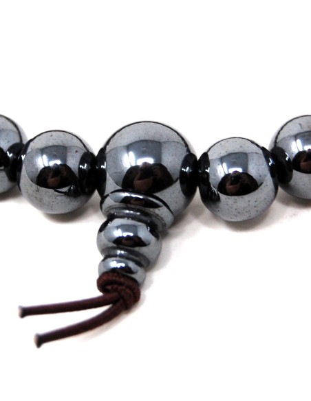 Pulsera de hematite 8 mm (Elastica)