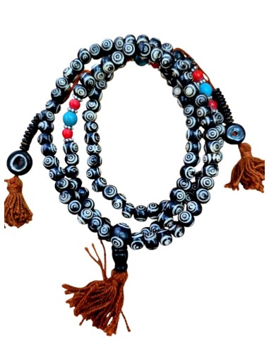 Mala de hueso oscuro "tercer ojo" con...