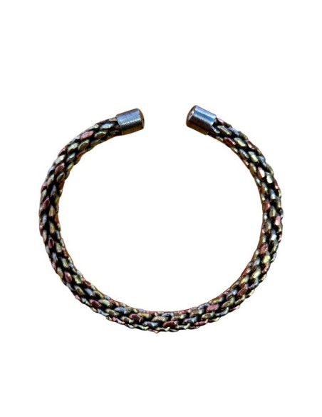 Pulsera tres metales nudo