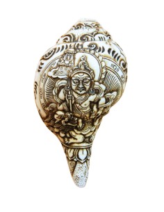 Caracola tallada "Vaiśravaṇa"