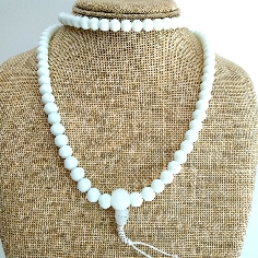 Mala de cristal blanco