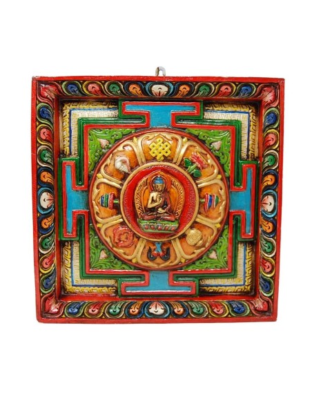 Cuadro de madera "Signos Auspiciosos"