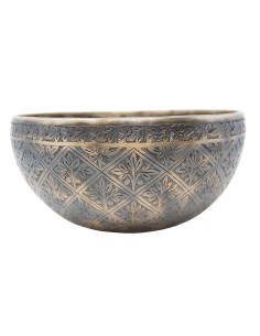 Cuenco Jhumka grabado especial. 22 cm 1.639 gr. 2
