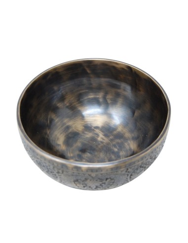 Cuenco Jhumka grabado especial. 20 cm 1.133 gr.