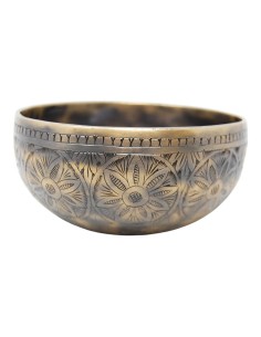 Cuenco Jhumka grabado especial. 14 cm - 557 gr. 2