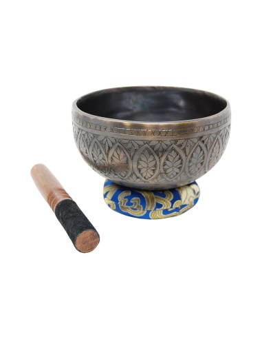 Cuenco Jhumka grabado especial. 13 cm - 447 gr.