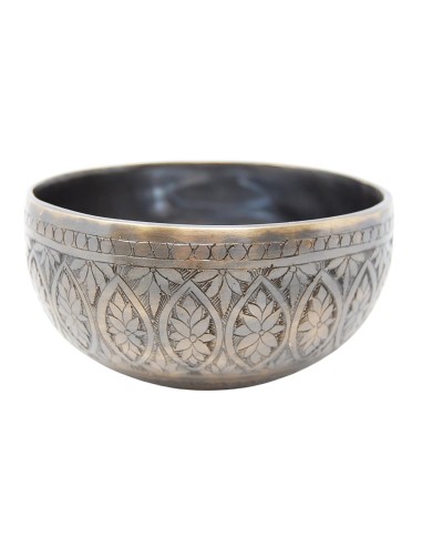 Cuenco Jhumka grabado especial. 13 cm - 447 gr.