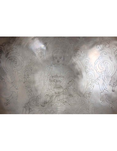 Cuenco Full Moon grabado con "Shakyamuni". 26...